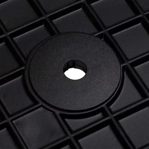  Autószőnyeg 4 pcs Fekete alkalmas VW CADDY BS Gumi