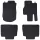  Autószőnyeg 4 pcs Fekete megfelelő MB GLE , GLS TPE