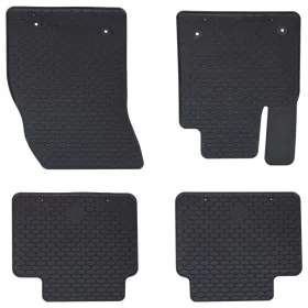    Autószőnyeg 4 pcs Fekete alkalmas Ford Focus 4D hátul Gumi