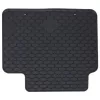  Autószőnyeg 4 pcs Fekete alkalmas Ford Focus 4D hátul Gumi