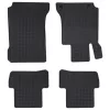  Autószőnyeg 4 pcs Fekete megfelelő C-Class W205 4D hátsó Gumi