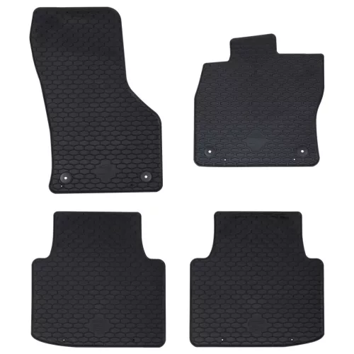  Autószőnyeg 4 pcs Fekete VW Arteonhoz 4D Aft megfelelő TPE