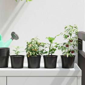  Virág Cserép 50 pcs Fekete Ø 15 x 12.5 cm Műanyag