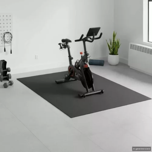  Sportvédő matrac Fekete 213 x 152 x 0,6 cm PVC
