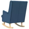 Hintaszék Kék 62 x 80 x 85 cm szövet