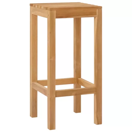  Bárszék 4 pcs Barna Tömör Teakfa