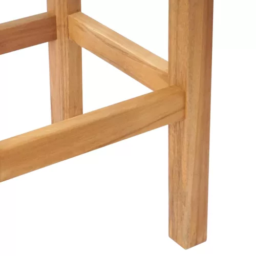  Bárszék 4 pcs Barna Tömör Teakfa