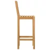  Bárszék 2 pcs Kezeletlen 35 x 45 x 110 cm Tömör Teakfa