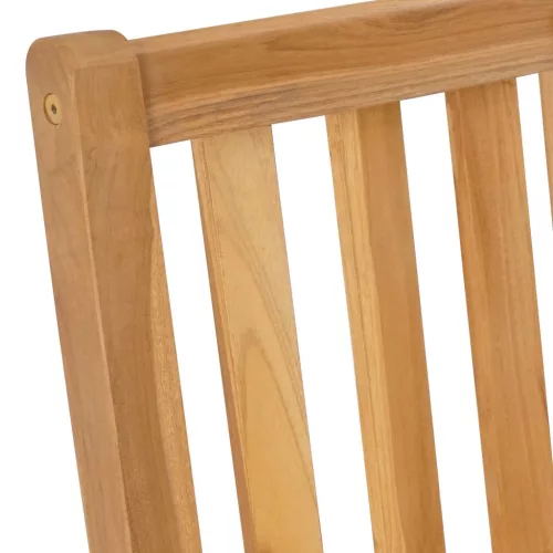  Bárszék 2 pcs Kezeletlen 35 x 45 x 110 cm Tömör Teakfa