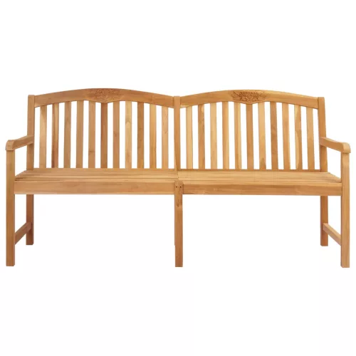  Kézműves Rózsabank Természetes 150 x 60 x 90 cm Tömör Teakfa