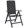  Fekvő Kerti Székek 2 pcs Fekete 58 x 71 x 112 cm Textilén