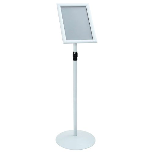  Pedestal poszter állvány Ezüst 33 x 33 x 126 cm PVC és Acél