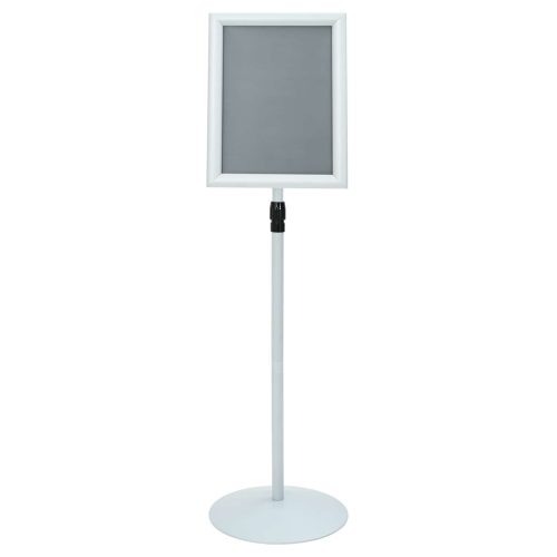  Pedestal poszter állvány Ezüst 33 x 33 x 126 cm PVC és Acél