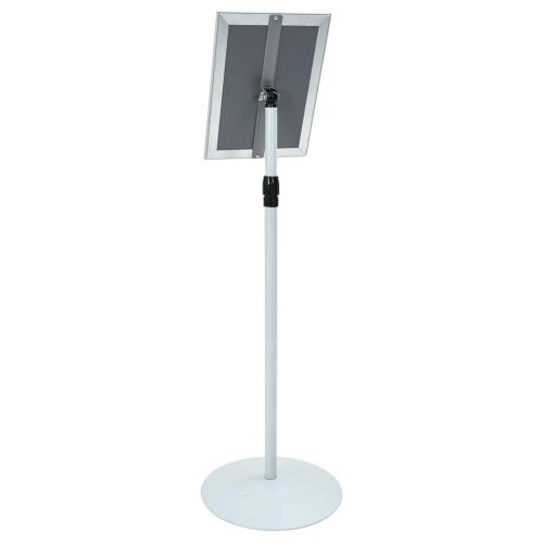  Pedestal poszter állvány Ezüst 33 x 33 x 126 cm PVC és Acél