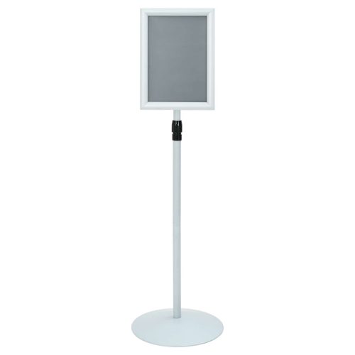  Pedestal poszter állvány Ezüst 33 x 33 x 123 cm PVC és Acél