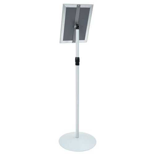  Pedestal poszter állvány Ezüst 33 x 33 x 123 cm PVC és Acél