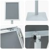  Pedestal poszter állvány Ezüst 32 x 27 x 119 cm