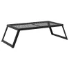  Összecsukható Kemping Grill Fekete 58 x 31 x 2 cm Ötvözött Acél