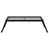  Összecsukható Kemping Grill Fekete 58 x 31 x 2 cm Ötvözött Acél