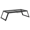  Összecsukható Kemping Grill Fekete 58 x 31 x 2 cm Ötvözött Acél