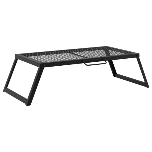  Összecsukható Kemping Grill Fekete 58 x 31 x 2 cm Ötvözött Acél