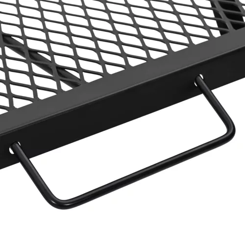  Összecsukható Kemping Grill Fekete 58 x 31 x 2 cm Ötvözött Acél