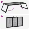 Összecsukható Kemping Grill Fekete 58 x 31 x 2 cm Ötvözött Acél