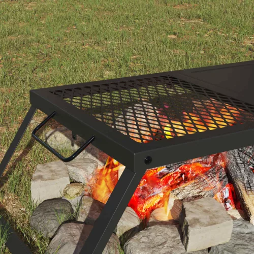  Összecsukható Kemping Grill Fekete 31,5 x 26,5 x 4 cm