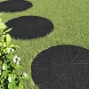  Lépőkő 6 pcs Fekete Ø 45 x 1,8 cm Gumi