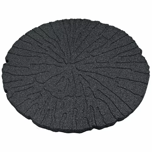  Lépőkő 6 pcs Fekete Ø 45 x 1,8 cm Gumi