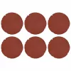 Lépőkő 6 pcs Piros Ø 45 x 1,8 cm Gumi