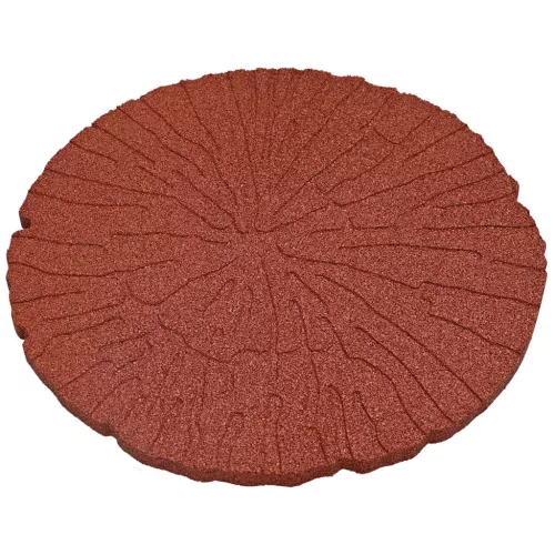 Lépőkő 6 pcs Piros Ø 45 x 1,8 cm Gumi