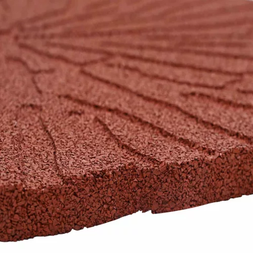  Lépőkő 6 pcs Piros Ø 45 x 1,8 cm Gumi