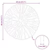  Lépőkő 6 pcs Piros Ø 45 x 1,8 cm Gumi
