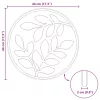  Lépőkő 6 pcs Piros Ø 44 x 2 cm Gumi