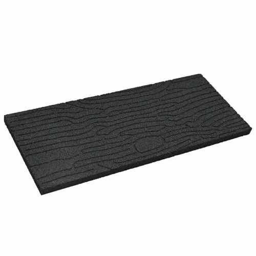  Lépőkő 6 pcs Fekete 60,5 x 25 x 2 cm Gumi
