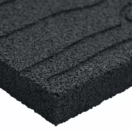  Lépőkő 6 pcs Fekete 60,5 x 25 x 2 cm Gumi