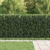  Tüskés kerítés Fekete 200 x 150 cm Porszórt acél