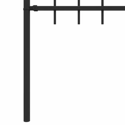  Tüskés kerítés Fekete 200 x 150 cm Porszórt acél