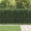  Tüske Íves Kerítés Fekete 200 x 200 cm Porszórt acél