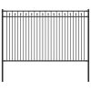  Tüske Kerítés Fekete 200 x 166 cm Porszórt acél