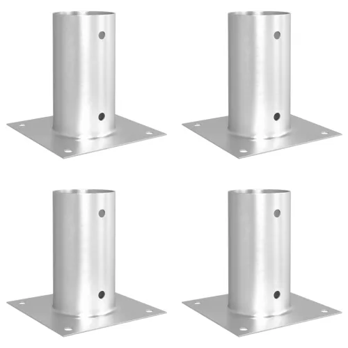  Kerek Földbe Süllyesztett Horgony 4 pcs Ezüst 15 x 15 x 15 cm