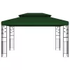  Pavilon 3,97 x 2,96 x 2,68 m Zöld Poliészter és acél