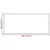  Erkély Szúnyogháló Sárga 90 x 200 cm PU bevonatos oxford alu