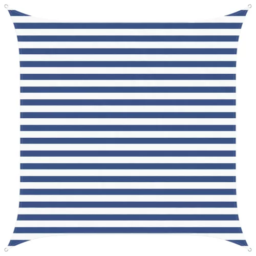  Napernyő vitorla Kék és Fehér 2,5 x 2,5 m