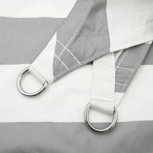  Napernyő vitorla Világosszürke és fehér 2,5 x 2,5 m