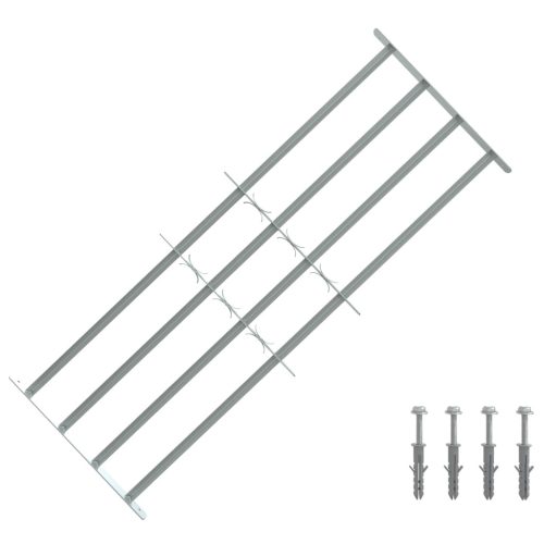  Ablakok biztonsági rács 4 keresztlécsel 3 pcs 930-1740 mm