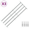  Ablakok biztonsági rács 4 keresztlécsel 3 pcs 930-1740 mm
