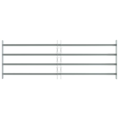  Ablakok biztonsági rács 4 keresztlécsel 3 pcs 930-1740 mm