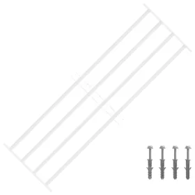  Ablakok biztonsági rács 4 keresztlécsel 3 pcs 93-174 cm